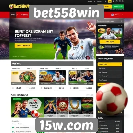 Acessibilidade e design do site bet558win