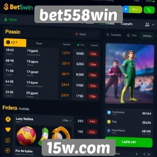 Interface e experiência do usuário no site bet558win